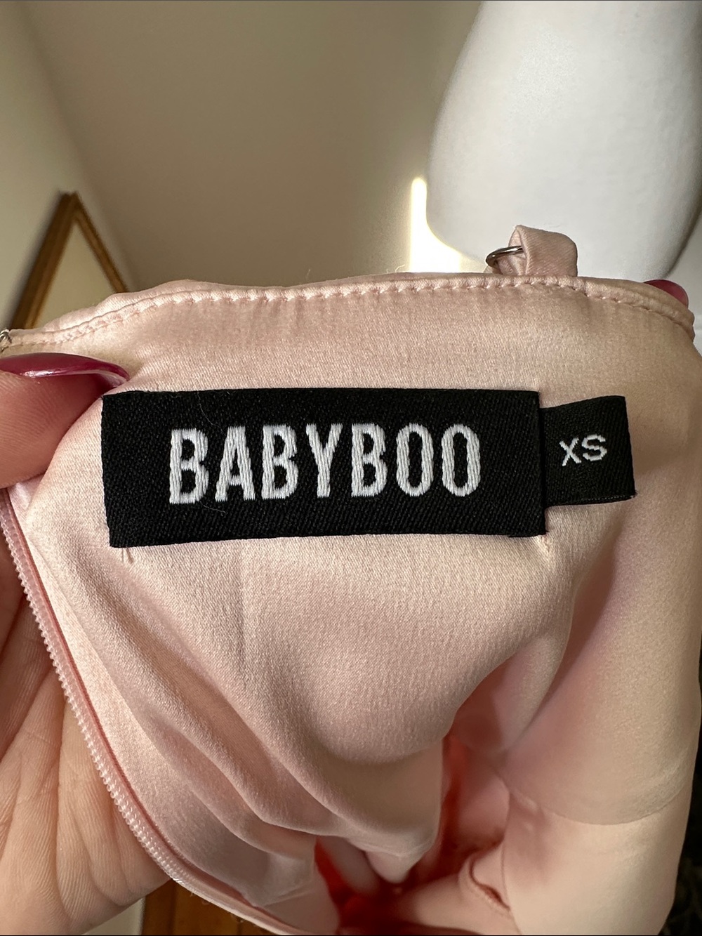 BABYBOO Blush Alora Maxi Wedding Guest Cocktail Party Event Dress XS - Picture 5 of 7